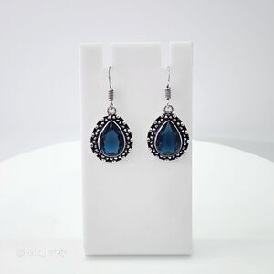 Apatite Ethnic Handmade Drop Dangle Earrings Jewelry 1.45"